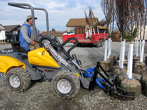 Boxer Tractor used at Urban Forest Nursery, Inc.